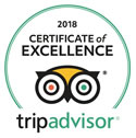 Tripadvisor | 2018 Certificate of Excellence